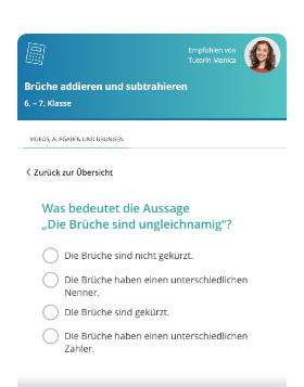Mathematik Übung 