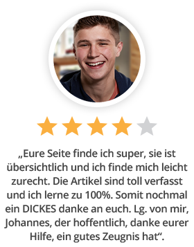 Lachender Schüler