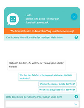 Kim Chat auf dem Handy