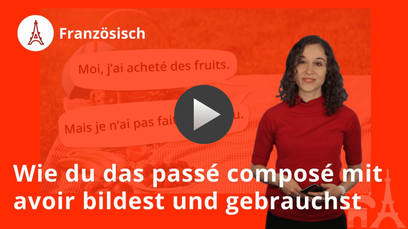 passé-composé-mit-avoir-bilden-französisch
