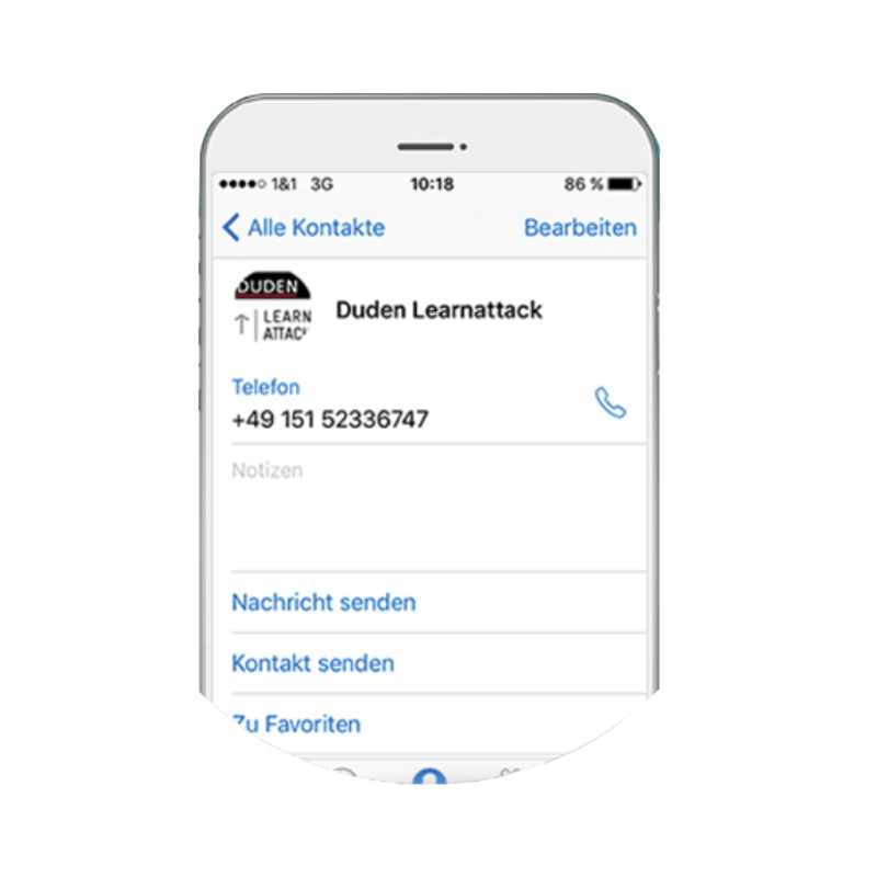 WhatsApp Tutor Onboarding Schritt1: Kontakt hinzufügen