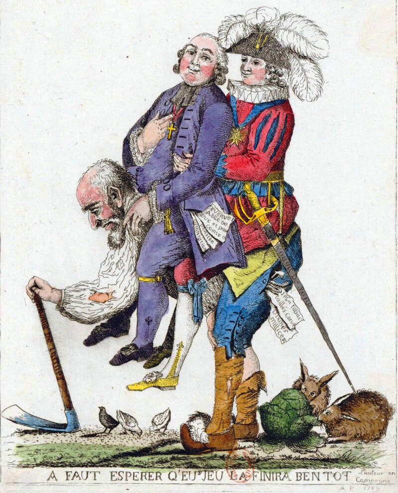 Unbekannter Zeichner (Initialen: M.P.): Troisordres, Der dritte Stand