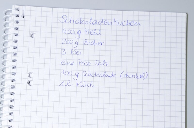 Rezept-Kuchen