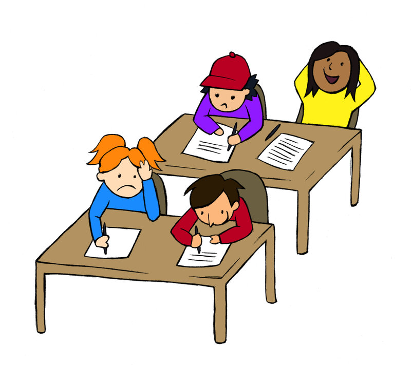 Lernende Kinder in der Schule