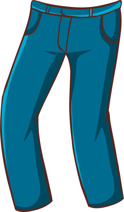 lange blaue Hose