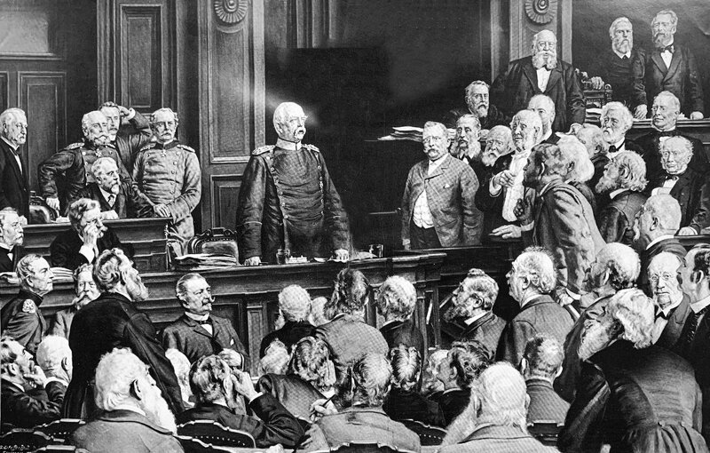 Bismarck im deutschen Reichstag