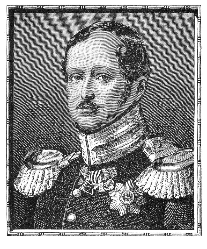 Porträt von König Friedrich Wilhelm der dritte