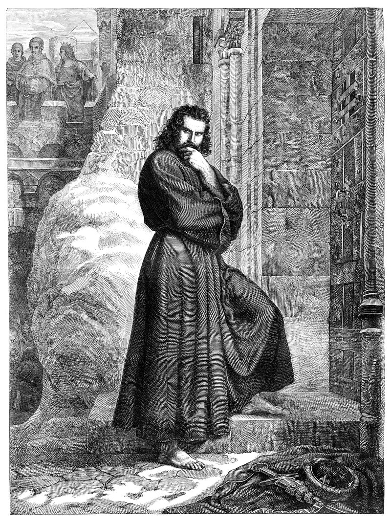 Heinrich der Vierte auf dem Weg nach Canossa