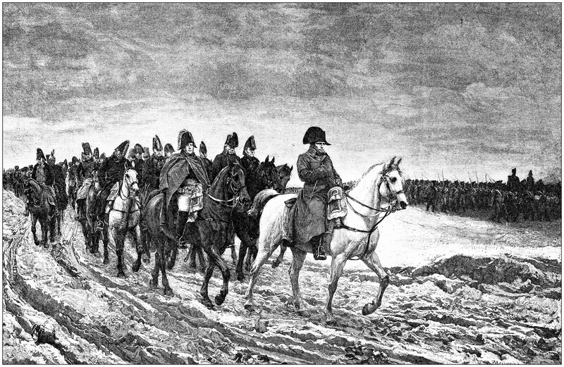 Napoleon mit Armee