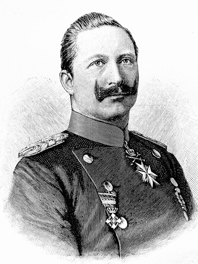 Porträt von Kaiser Wilheilm der Zweite